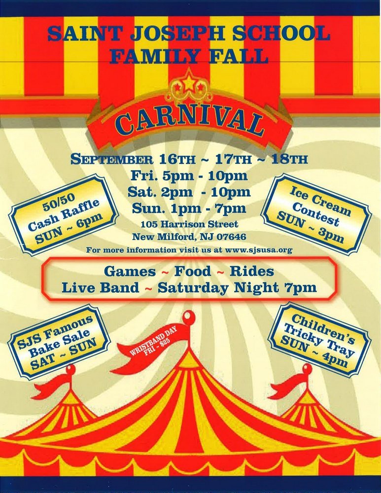 fall carnival flyer