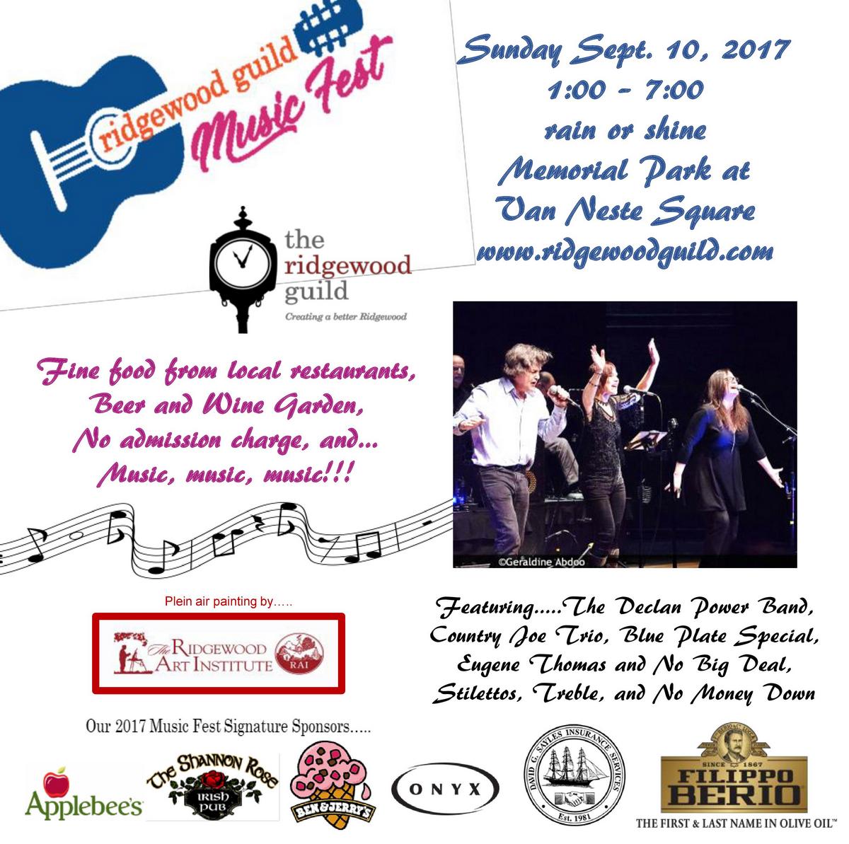Ridgewood Guild 4th Annual Music Fest Ridgewood, NJ NJ Carnivals