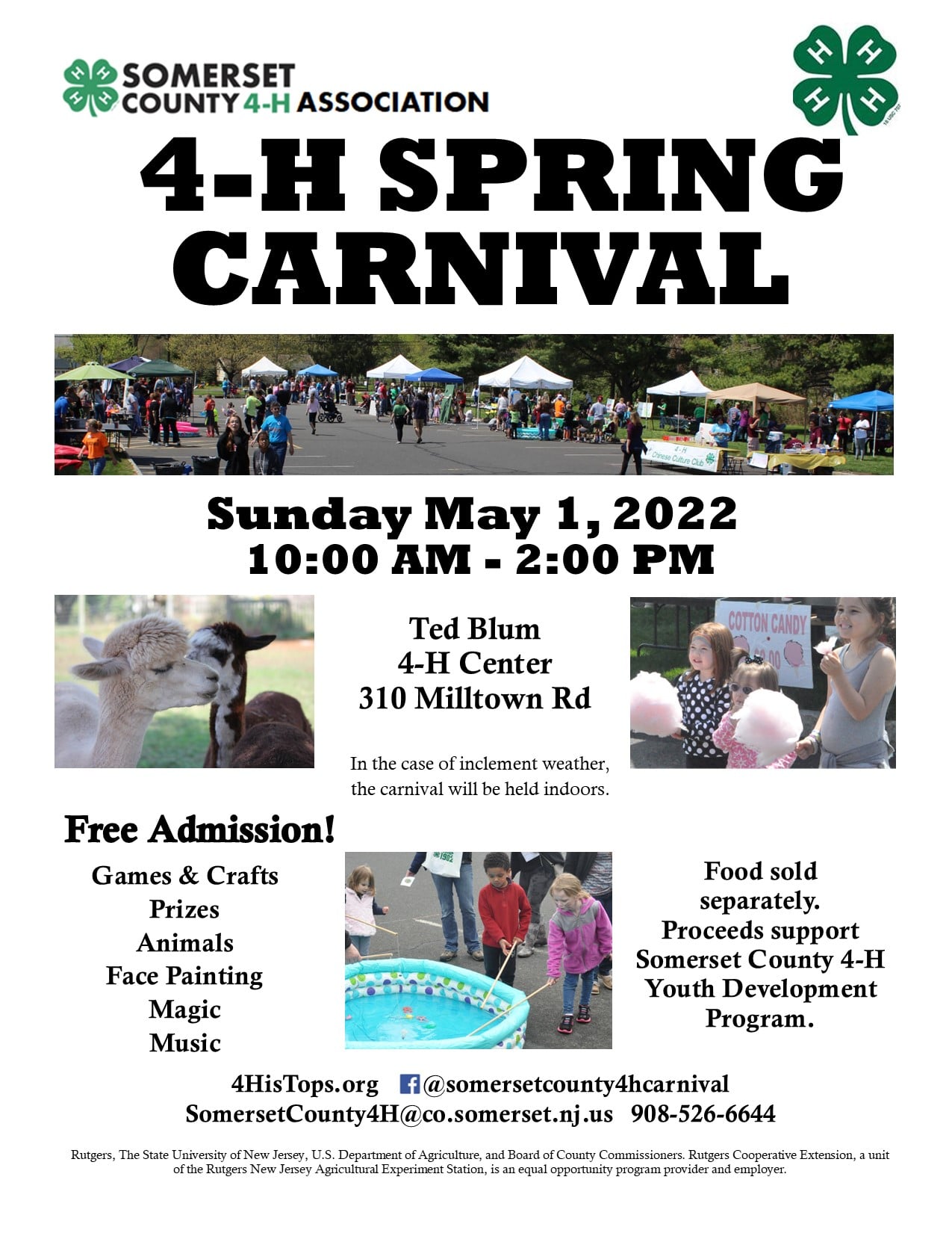 4H Spring Carnival 2022 Bridgewater, NJ NJ Carnivals