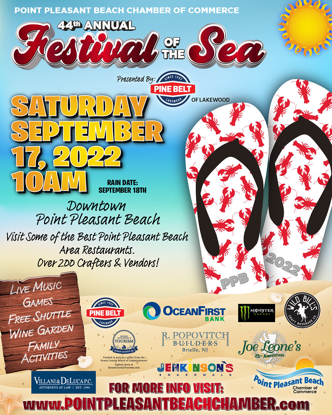 Festival of the Sea 2022 Point Pleasant Beach, NJ NJ Carnivals