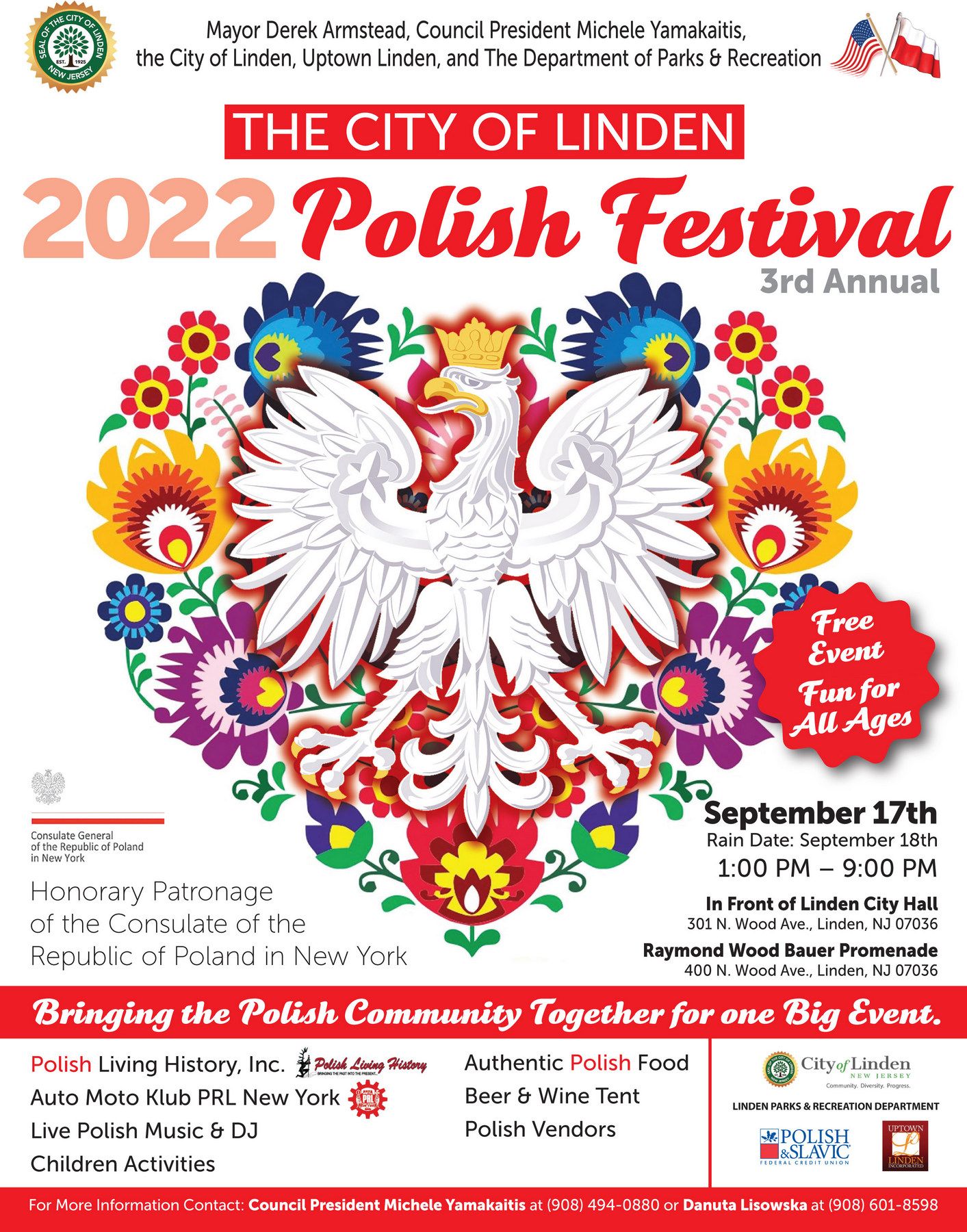 Linden Polish Festival 2022 Linden, NJ NJ Carnivals