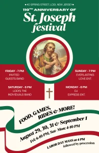 St. Joseph Feast 2025 in Lodi, NJ